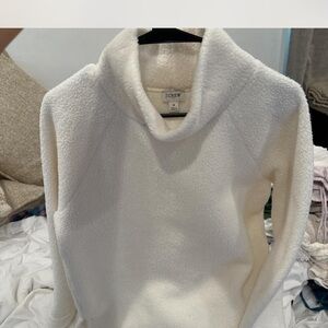 J. Crew Women's Cream mock Neck Sweater